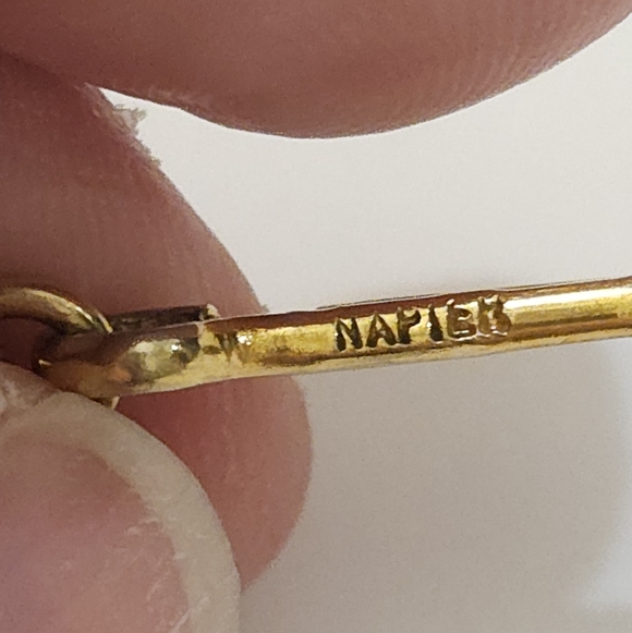 Vintage Napier Gold Tone Bead on Chain Choker Necklace 14"-16" long - Picture 9 of 9